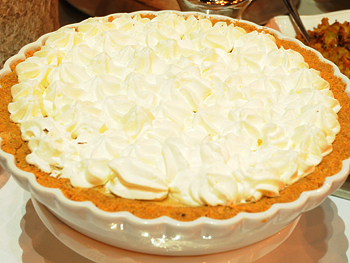 Cristina Ferrare's pumpkin chiffon pie