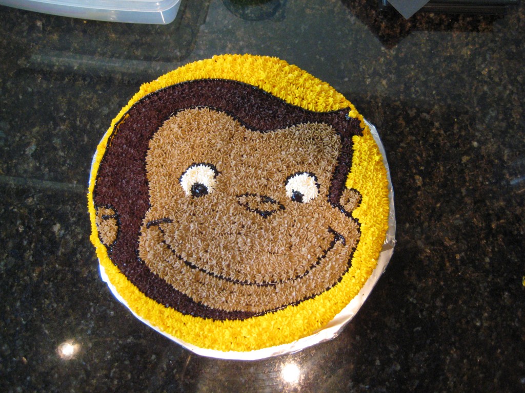 Curious George cake