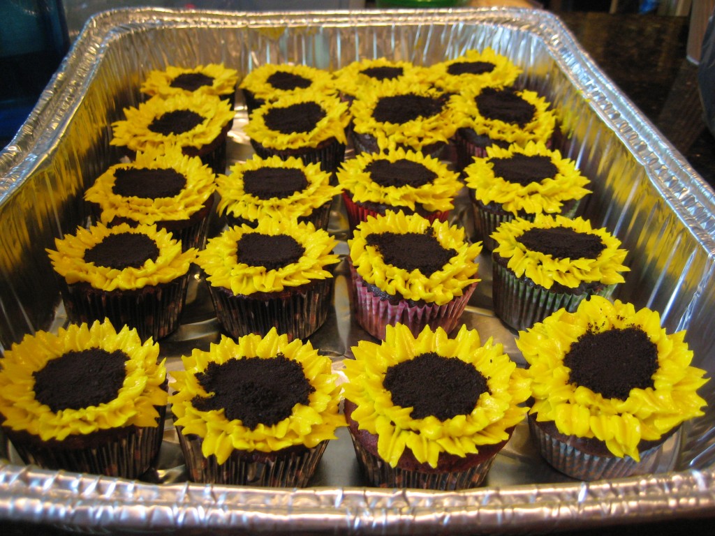 Sunflower Cupcakes