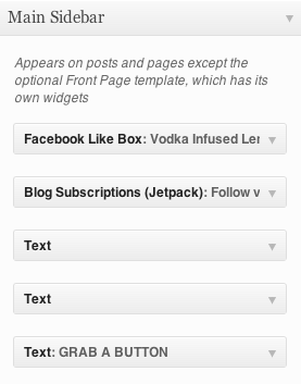 Where to put text box