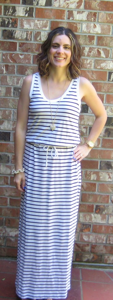 Gap's Black & White Maxi Dress