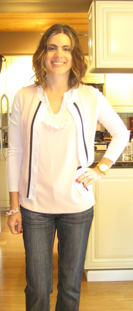 Color Block Cardigan