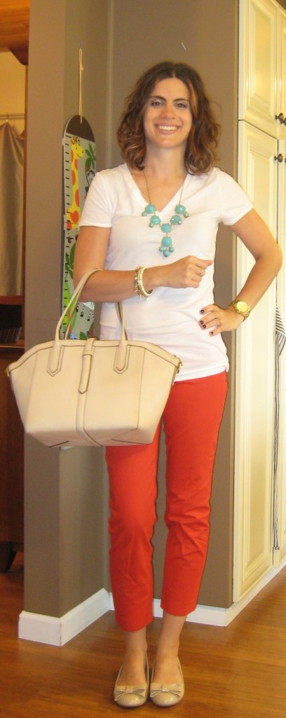 Gap's Red Cropped Pants