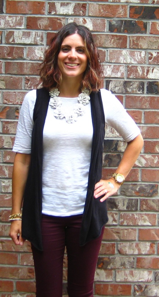 RW & Co Burgundy Jeggings