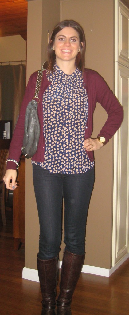 Burgundy Cardigan: Vodka Infused Lemonade