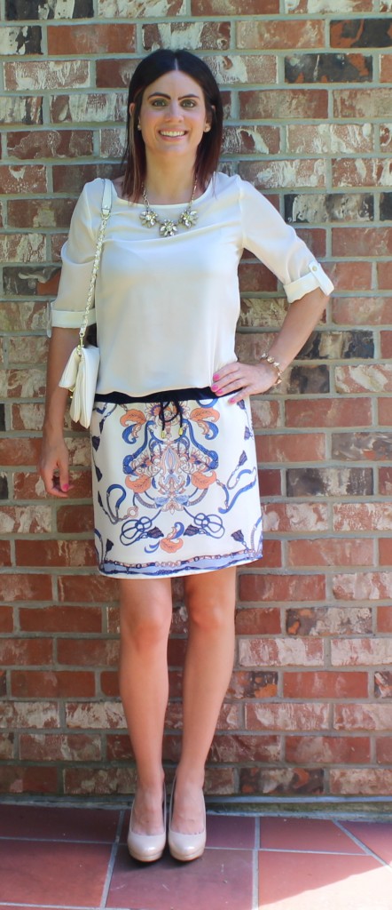 Scarf Print Dress