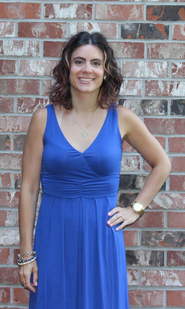 Cobalt maxi dress