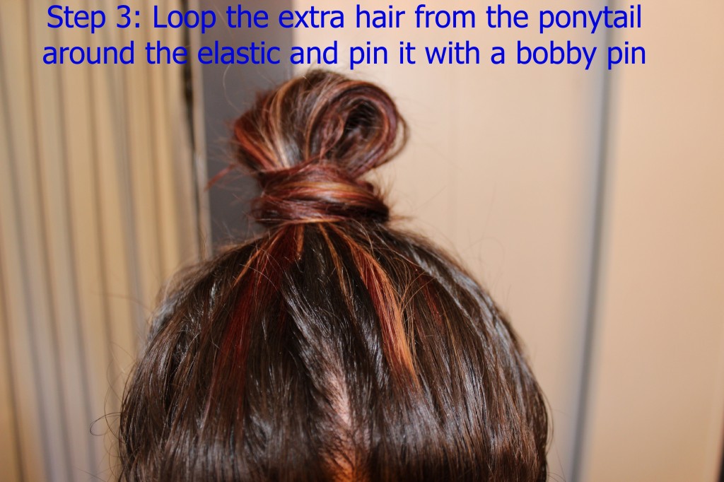 Creating a Top Knot